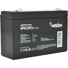 Акумулятор MERLION AGM 6V 12Ah Black (GP6120F2)