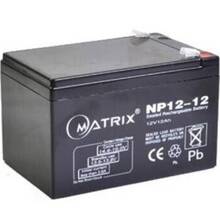 Акумулятор MATRIX 12V 12Ah (NP12_12)