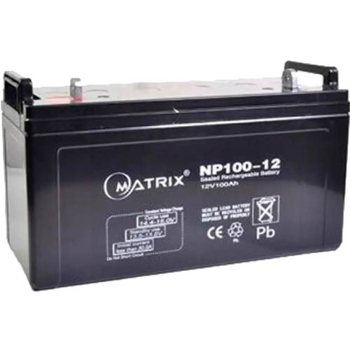 Акумулятор MATRIX 12V 100Ah (NP100-12)