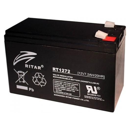 Аккумулятор RITAR для ИБП AGM 12V-7.2Ah (RT1272B)