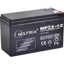 Акумулятор MATRIX для ДБЖ 12V-7.5Ah (NP7.5_12)