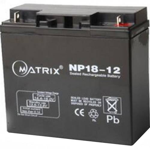 Аккумулятор MATRIX для ИБП 12V-18Ah (NP18-12)