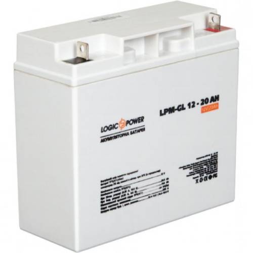 Акумулятор LOGICPOWER для ДБЖ LPM-GL 12V-20Аh (5214) Ємність 20
