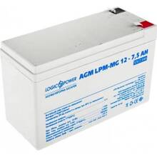 Акумулятор LOGICPOWER для ДБЖ LPM MG 12V-7.5Аh (6554)