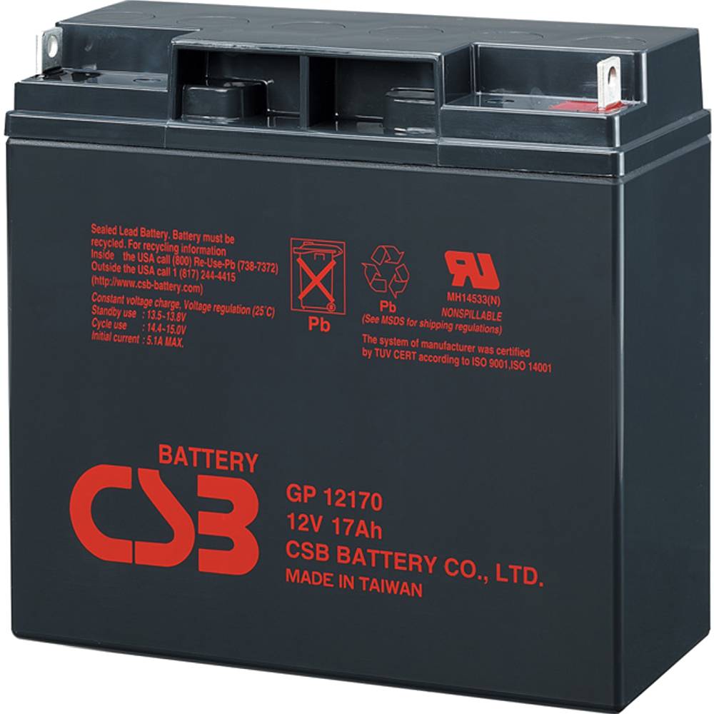 Аккумулятор CSB 12V 17A (GP12170)