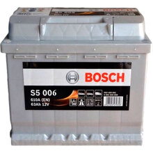 Акумулятор BOSCH 63А (0 092 S50 060)