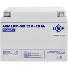 Акумулятор LOGICPOWER мультигелевий LPM 12V 26AH AGM (LP6557)