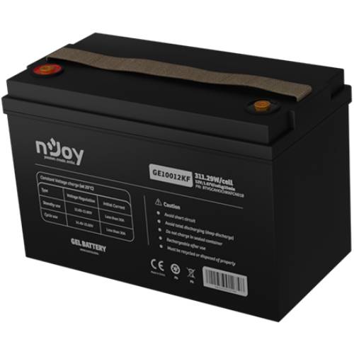 Акумулятор NJOY GEL GE10012KF 12V 100AH (BTVGCAHOCHKKFCN01B) Напряжение, В 12