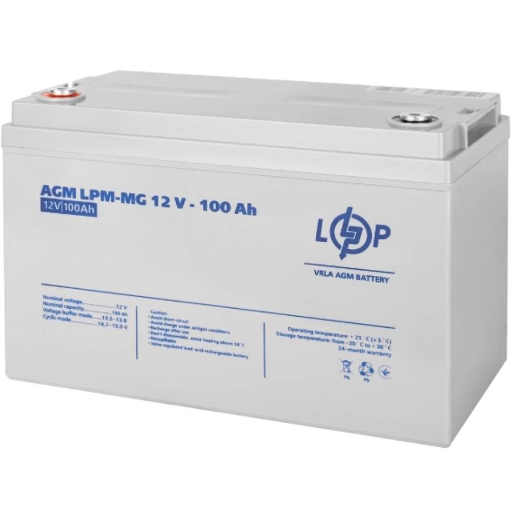 Аккумулятор LOGICPOWER LPM-MG12-100AH MULTIGEL Емкость 100