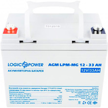 Аккумулятор LOGICPOWER AGM мультигель LPM-MG12V 33AH (LP6558)