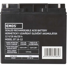 Аккумулятор EMOS AGM 12V 18AH L1 AGM (B9655)