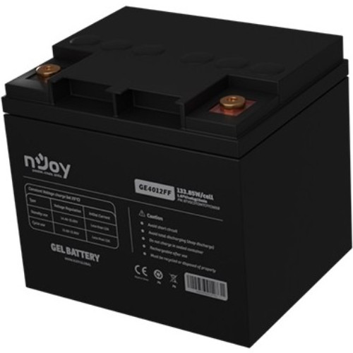 Зовнішній вигляд Акумулятор NJOY GE4012FF GEL 12V 40AH (BTVGCDTOMTCFFCN01B)