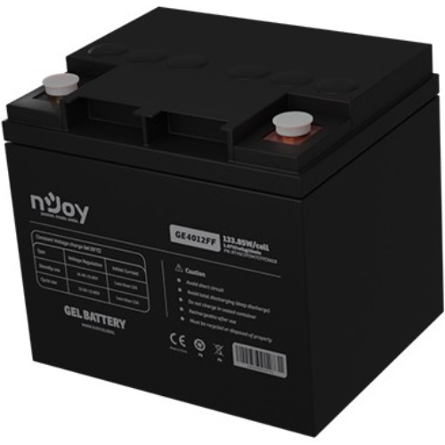 Акумулятор NJOY GE4012FF GEL 12V 40AH (BTVGCDTOMTCFFCN01B) Ємність 40