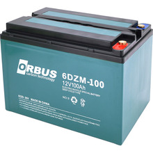 Акумулятор ORBUS 12V 100 Ah Green (6-DZM-100)