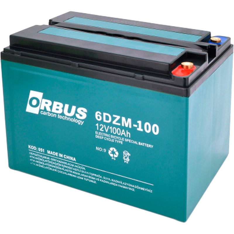 Акумулятор ORBUS 12V 100 Ah (6-DZM-100)