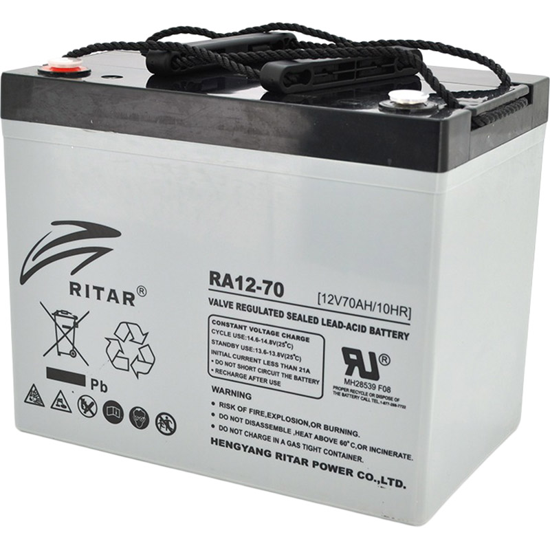 Аккумулятор RITAR AGM 12V 70Ah Grey (RA12-70)