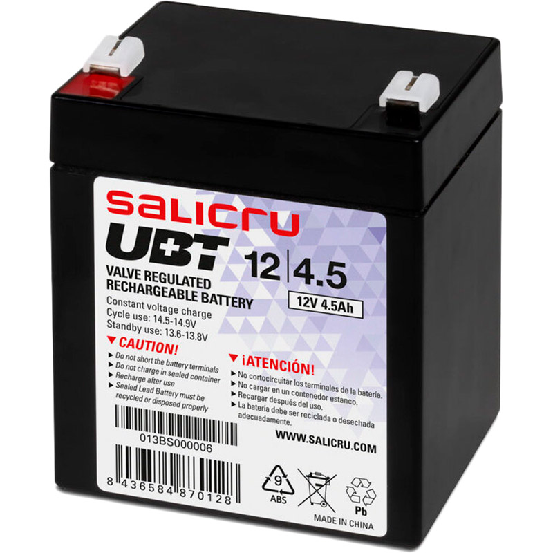 Аккумулятор SALICRU UBT UBT12/4.5 12V 4.5Ah (013BS000006)