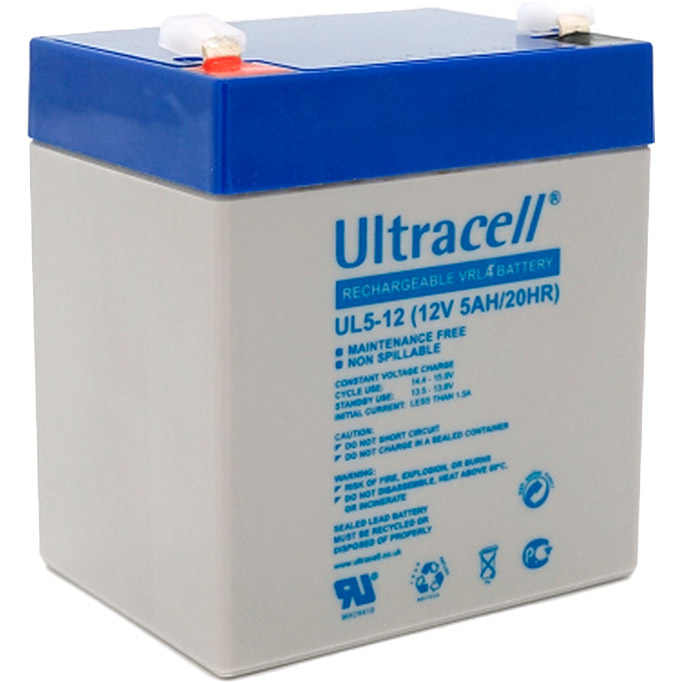 Акумулятор ULTRACELL AGM 12V 5Ah (UL5-12)