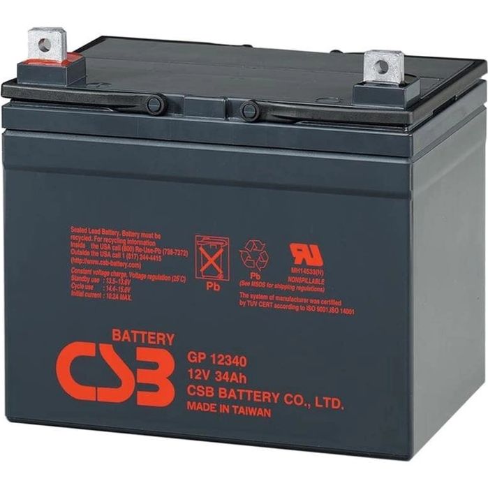 Аккумулятор CSB 12V 34Ah (GP12340)