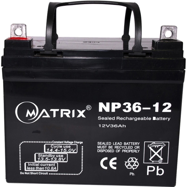 Аккумулятор MATRIX 12V 36Ah (NP36-12)