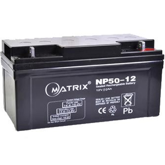 Аккумулятор MATRIX 12V 50Ah (NP50-12)