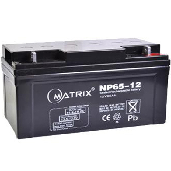 Аккумулятор MATRIX 12V 65Ah (NP65-12)