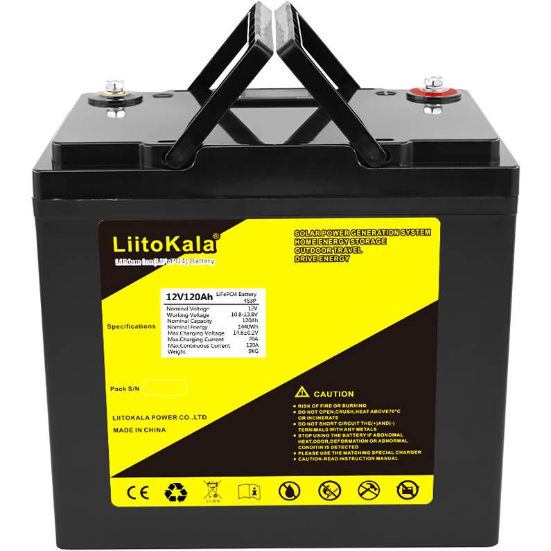 Акумулятор LIITOKALA LiFePO4 12V120Ah LCD