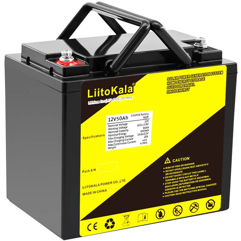 Акумулятор LIITOKALA LiFePO4 12V 50Ah Ємність 50