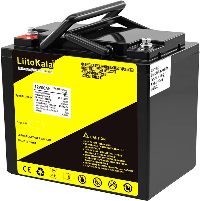 Аккумулятор LIITOKALA LiFePO4 12V 60Ah Емкость 60