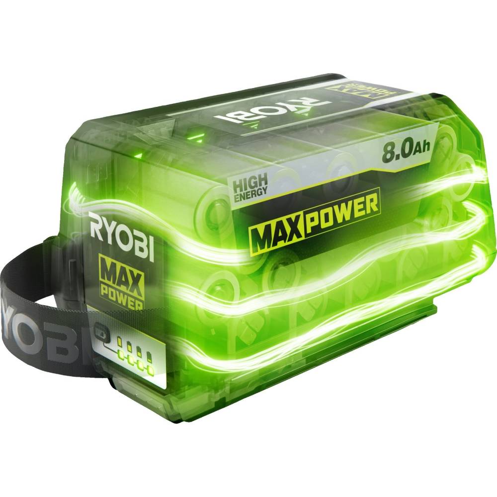 Акумулятор Ryobi Max Power RY36B80B High Energy 36В 8Ач (5133005911) Вага 1.88