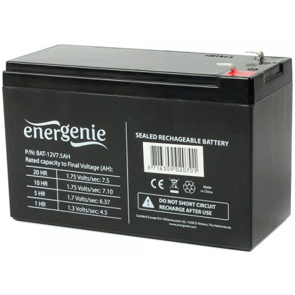 Аккумулятор ENERGENIE BAT-12V7.5AH