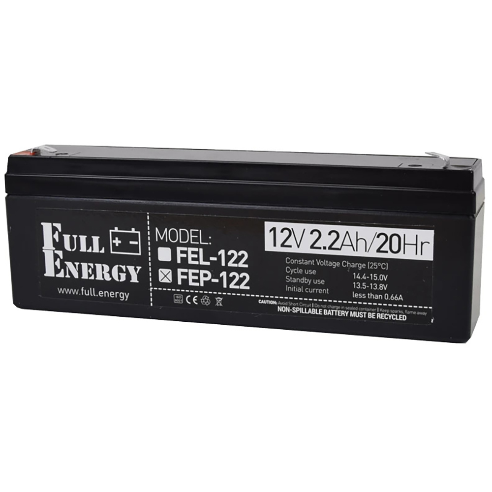 Аккумулятор FULL ENERGY AGM 12V 2.2Ah Black (FEP-122)
