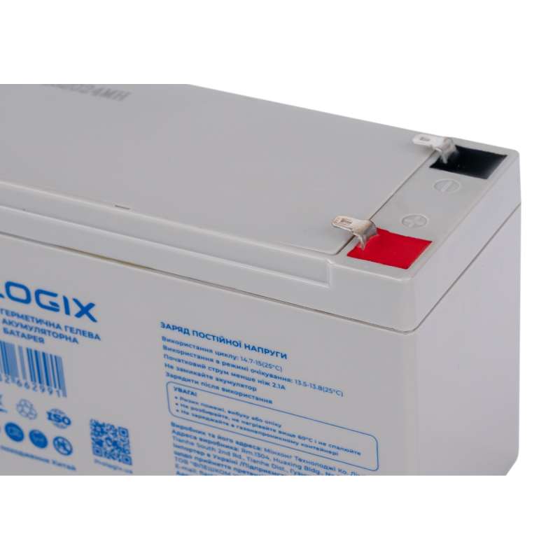 Акумулятор PROLOGIX 12V 7 AH (PL12-7GEL) Розміри 94 х 65 х 151