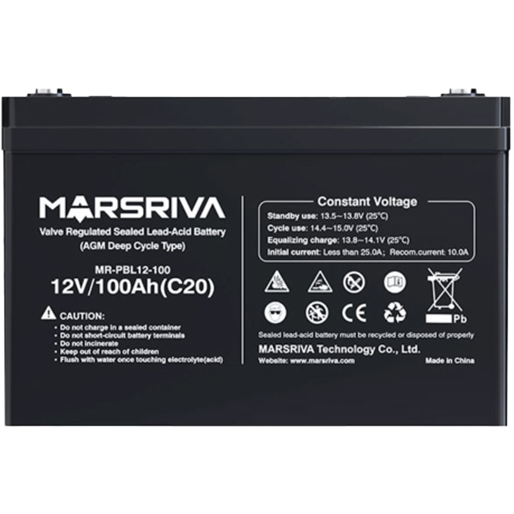 Акумулятор MARSRIVA MR-PBL12-100 Ємність 100