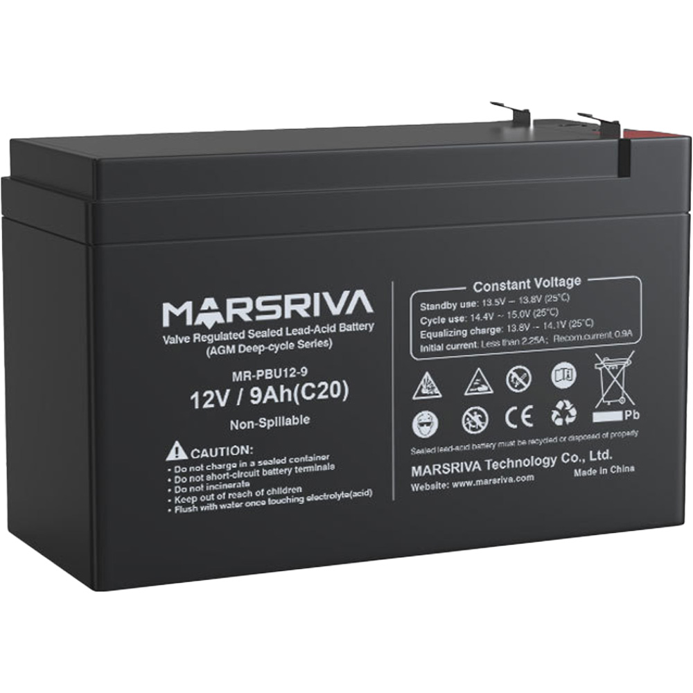 Аккумулятор MARSRIVA MR-PBU12-9 Напряжение, В 12