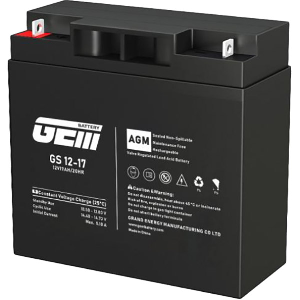 Аккумулятор GEM BATTERY 12V 17.0A AGM (GS 12-17)