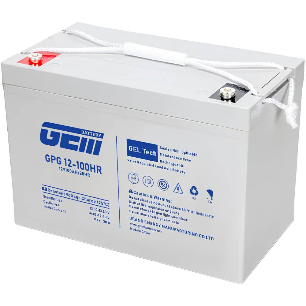 Аккумулятор GEM BATTERY 12V 100A GEL (GPG 12-100)