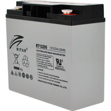Аккумулятор RITAR AGM 12V 22Ah Black (RT12200)