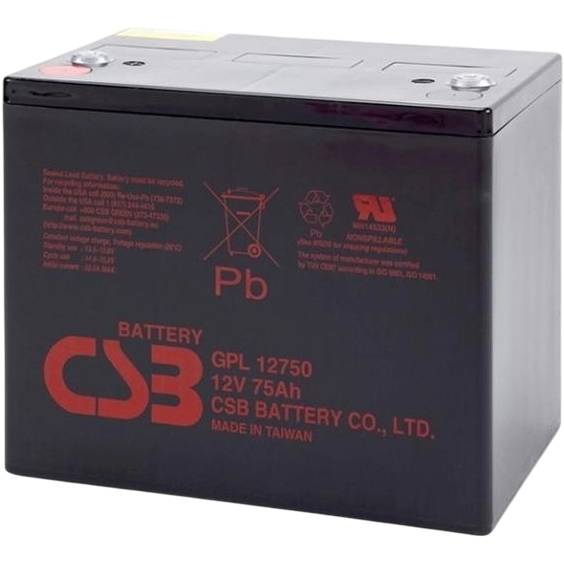 Акумулятор CSB GPL12750 12V 75Ah