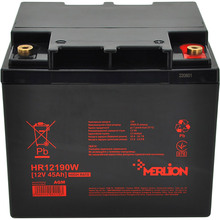 Акумулятор MERLION 12V 45Ah Black (HR12190W)