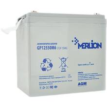 Акумулятор MERLION AGM GP12550M6 12V 55Ah