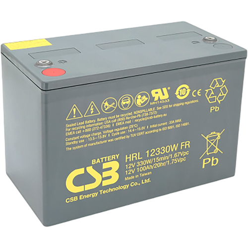 Аккумулятор CSB HRL12330W 12V 100Ah (HRL12330W) Емкость 100