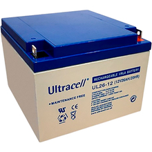 Акумулятор ULTRACELL UL26-12 AGM 12V 26Ah White (UL26-12)