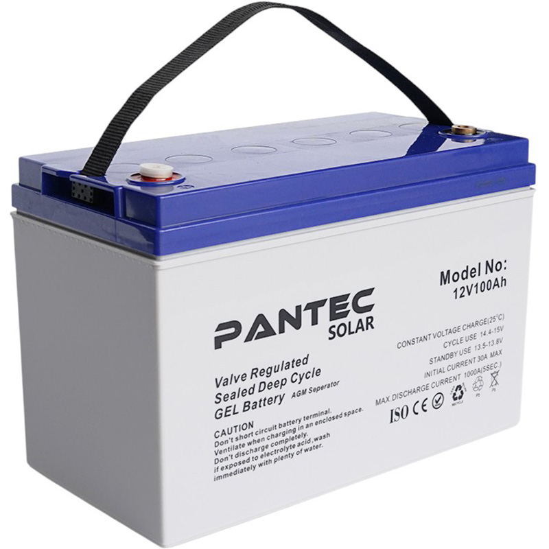 Акумулятор PANTEC 100-12 GEL 12V 100 Ah (PTG100-12) Ємність 100