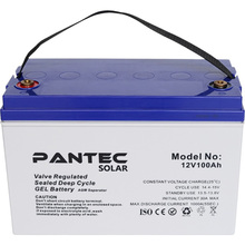 Аккумулятор PANTEC 100-12 GEL 12V 100 Ah (PTG100-12)