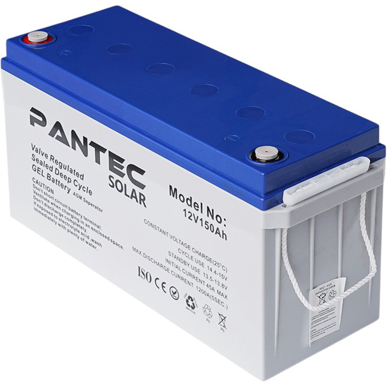 Аккумулятор PANTEC 150-12 GEL 12V 150 Ah (PTG150-12) Емкость 150