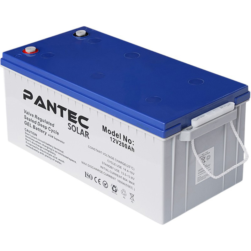 Акумулятор PANTEC 200-12 GEL 12V 200 Ah (PTG200-12) Ємність 200