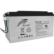 Аккумулятор RITAR AGM 12V 65Ah Grey (DC12-65)