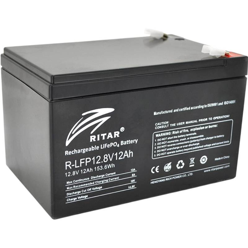 Акумулятор RITAR LiFePO4 R-LFP 12.8V 12Ah