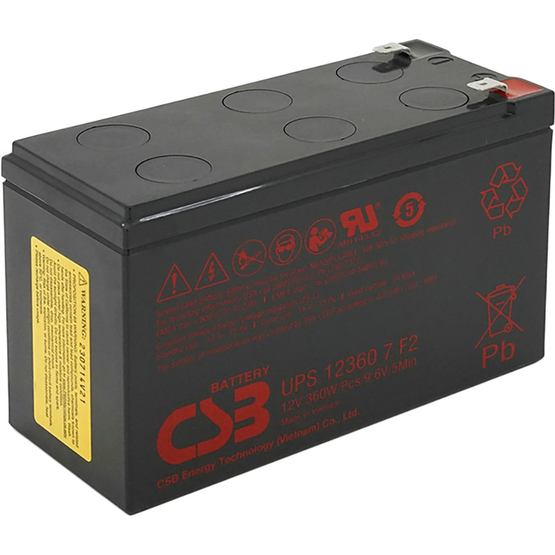 Аккумулятор CSB AGM 12V 7.5Ah (UPS12360)